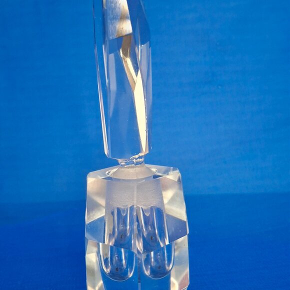 Vintage Hand Cut Crystal Perfume Bottle - Picture 2 of 6